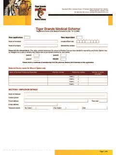 tiger brands medical aid